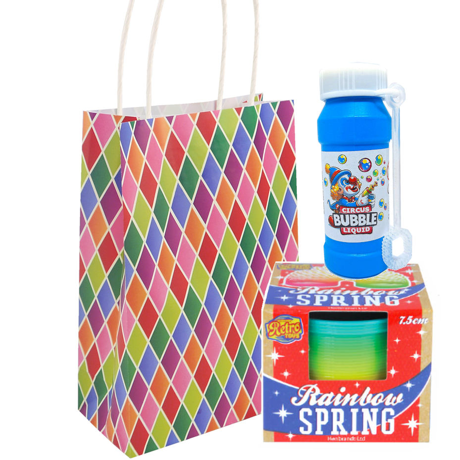 Circus Bubble and Spring Party Bag